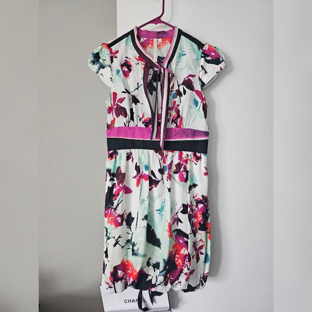 Rachel Roy chic, floral dress with pockets!